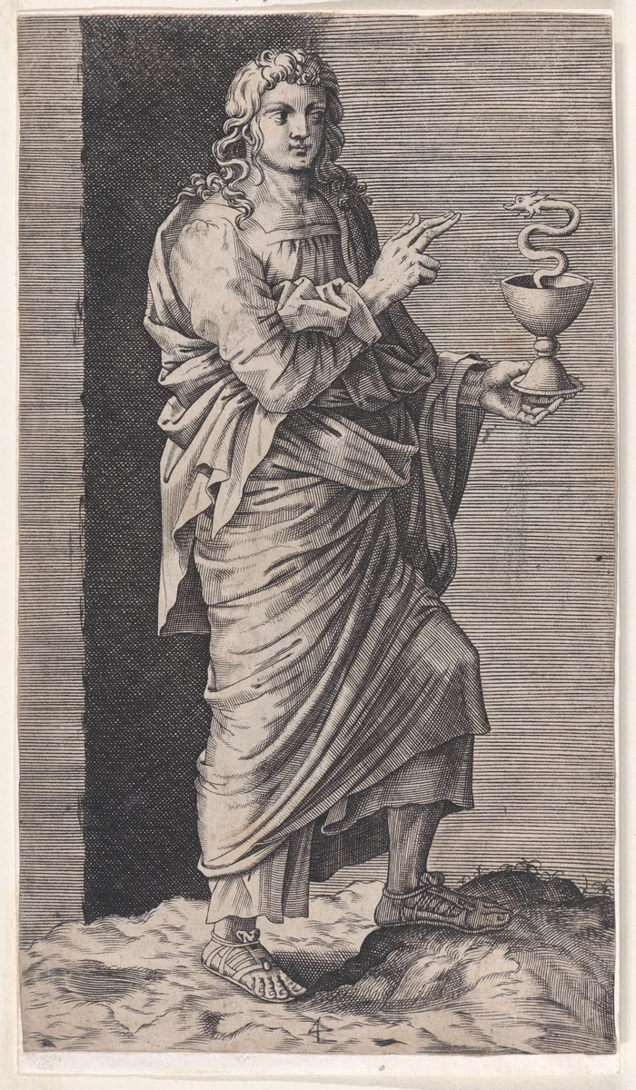 St. John the Evangelist, from "Christ and the Apostles" by Lambert Suavius, print, 1530-1576