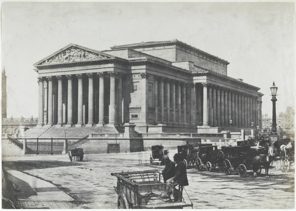 St. George's Hall, Liverpool by Thomas Sutton, photograph, 1854