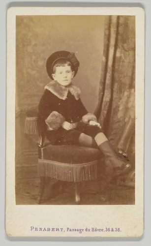 [Unidentified Child] by Georges Penabert, photograph, 1860-1869