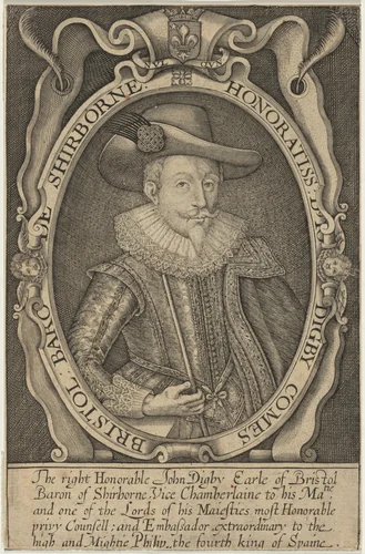 John Digby, Earl of Bristol, Ambassador to Spain by Unknown 19th Century, print, 1800-1899