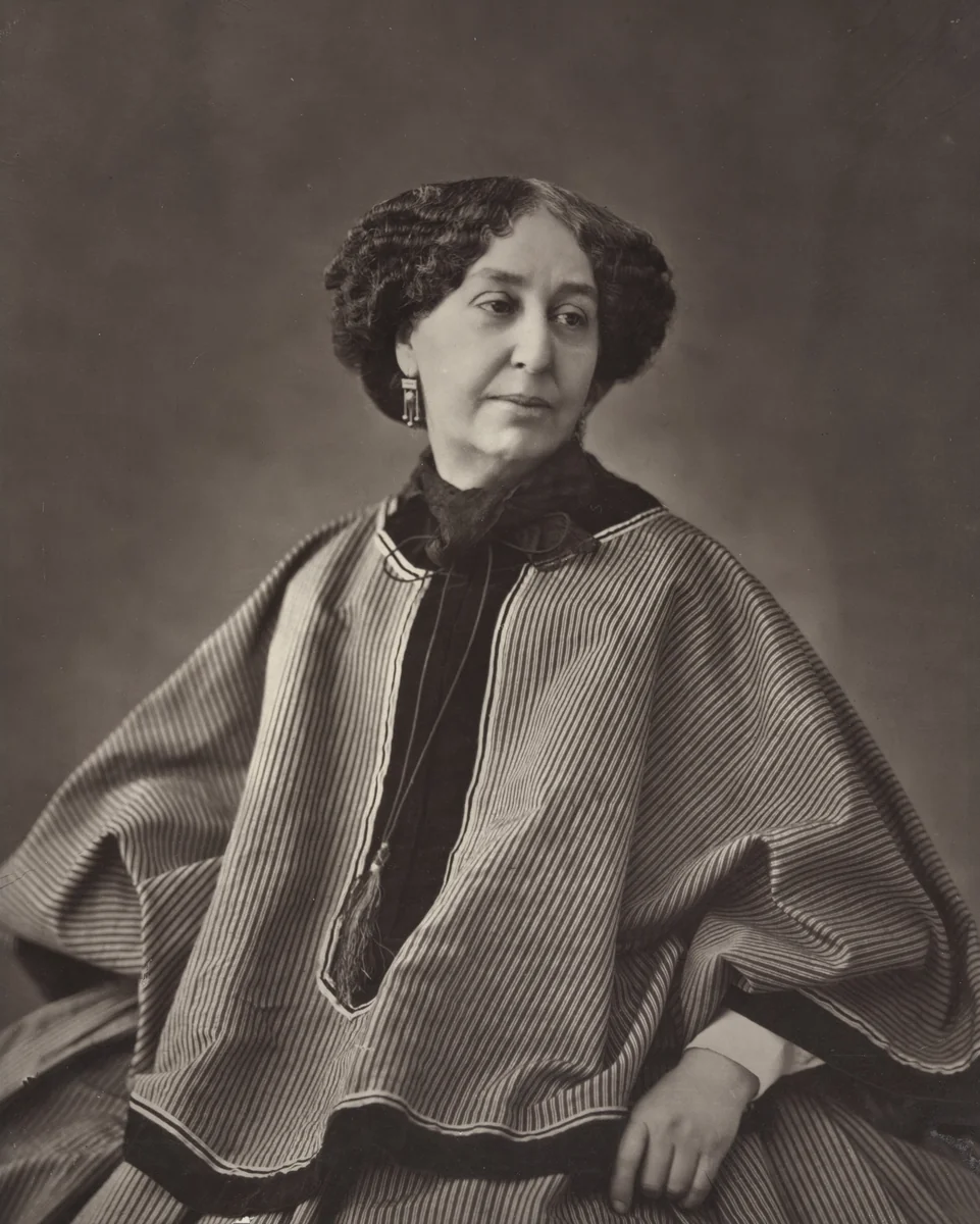 George Sand by Nadar, photograph, 1864