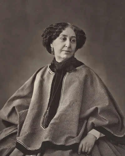 George Sand by Nadar, photograph, 1864