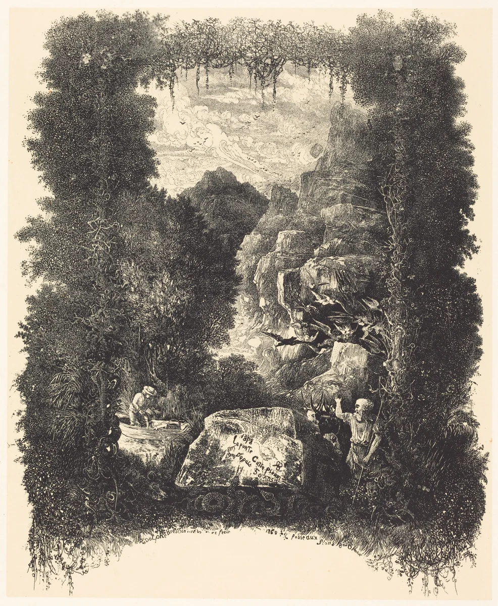 Frontispiece by Rodolphe Bresdin, print, 1878