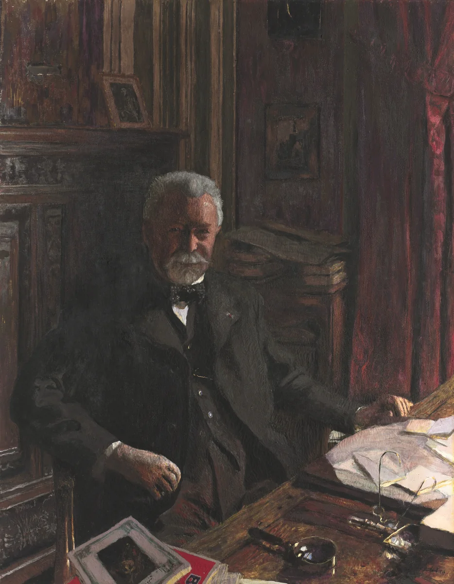 André Bénac by Edouard Vuillard, painting, 1936