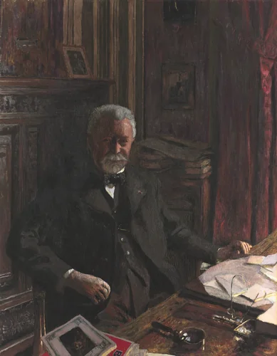 André Bénac by Edouard Vuillard, painting, 1936
