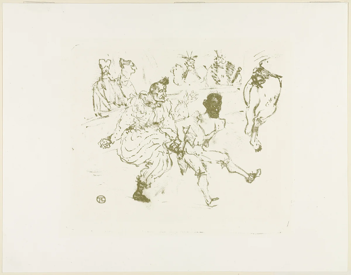 Footit and Chocolate (Footit et Chocolat) by Henri de Toulouse-Lautrec, print, 1894