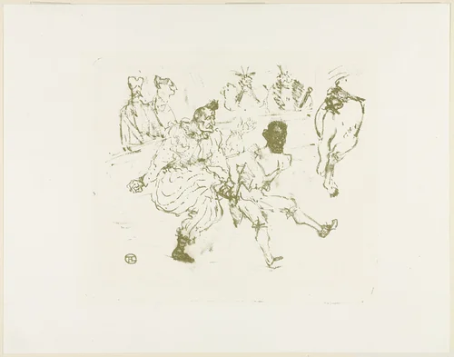 Footit and Chocolate (Footit et Chocolat) by Henri de Toulouse-Lautrec, print, 1894