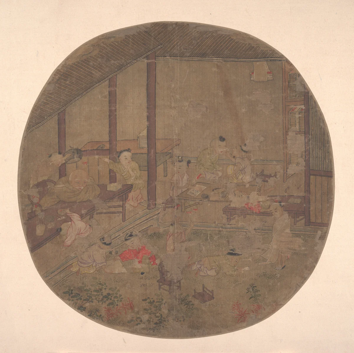 School Scene by Unidentified Artist, painting, 1368-1644