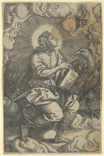 Saint John, from "The Four Evangelists" by Heinrich Aldegrever, print, 1539