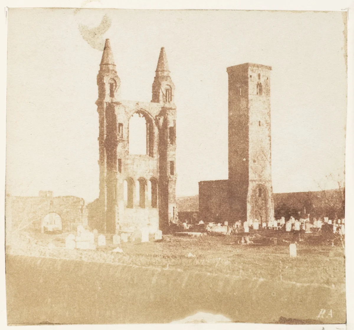 St. Andrews Cathedral by Hill and Adamson, photograph, 1843-1847