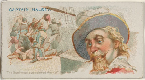 Captain Halsey, The Dutchman Acquainted them of this Error, from the Pirates of the Spanish Main series (N19) for Allen & Ginter Cigarettes by Allen & Ginter, print, 1886-1891