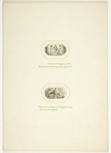Study for a plate from The Task by Thomas Stothard, drawing, 1795-1805