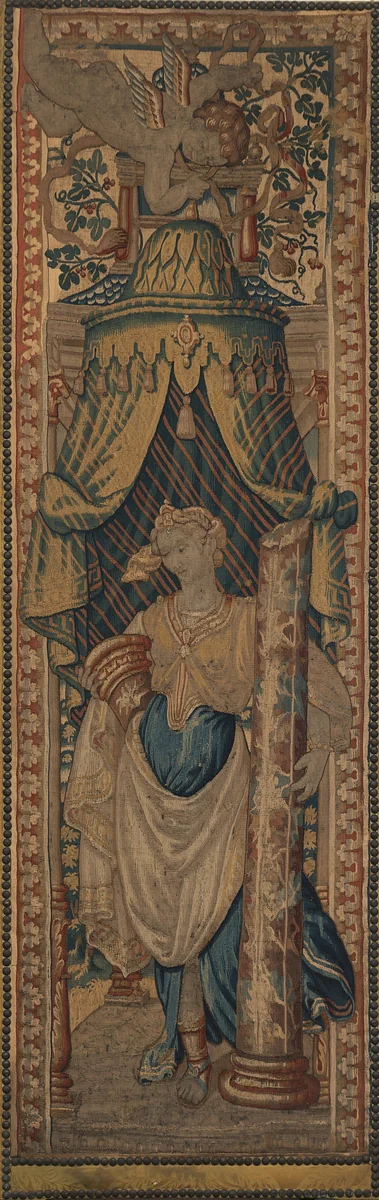 The Four Cardinal Virtues: Fortitude by Netherlandish 16th Century, decorative art, 1550-1600