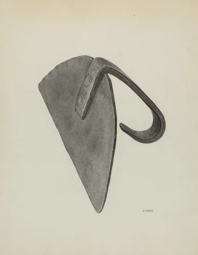 Oven Scraper by Jacob Lipkin, index of american design, 1939