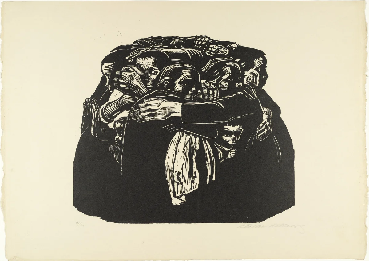 The Mothers (Die Mütter), state VII/VII, plate 6 from War (Krieg) by Käthe Kollwitz, print, 1921