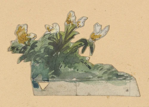 Design for a Stage Set by Eugène Cicéri, drawing, 1830-1890