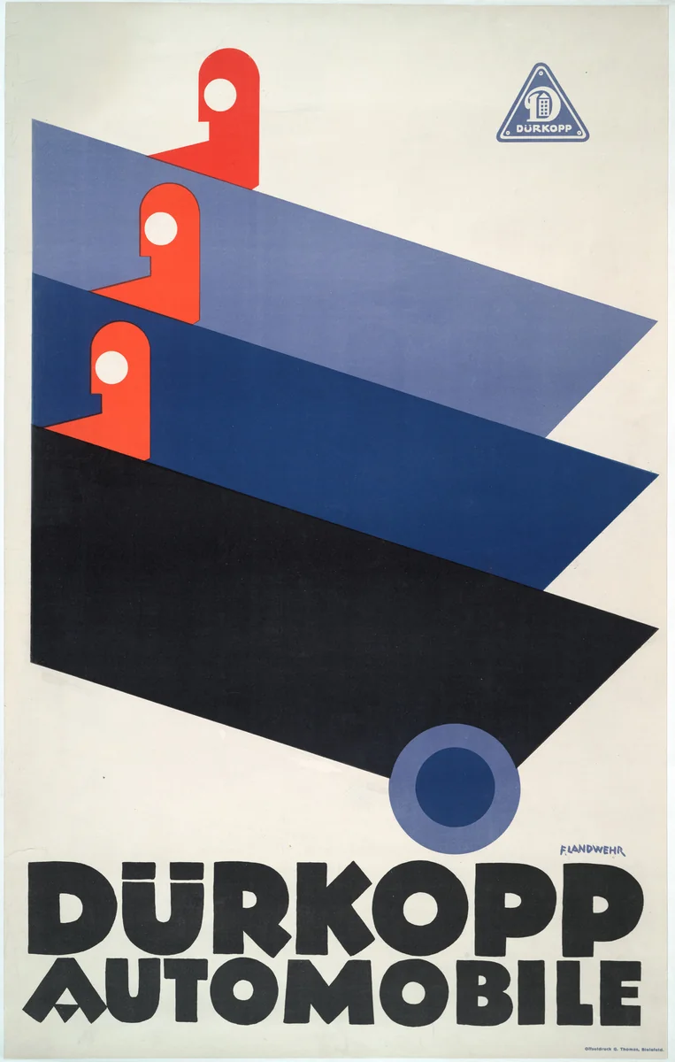 Dürkopp Automobile by Fritz Landwehr, design, 1923