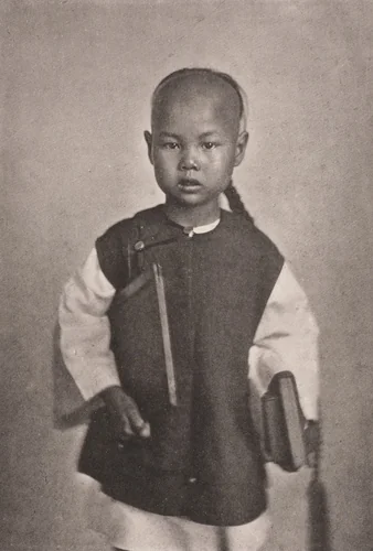 A Chinese School-Boy by John Thomson, photograph, 1873