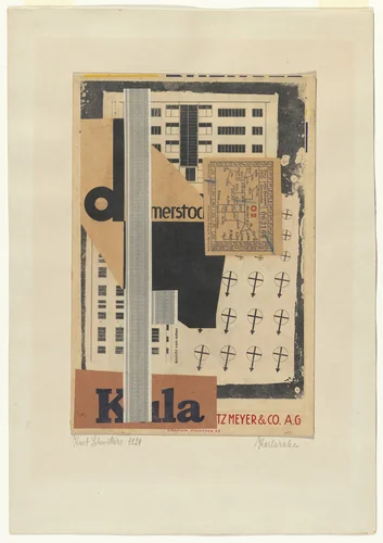 Karlsruhe by Kurt Schwitters, drawing, 1929
