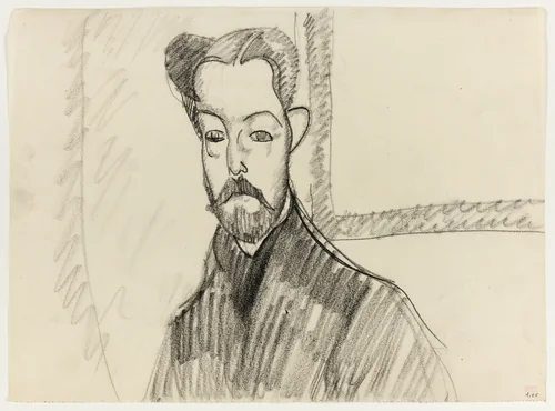 Portrait of Paul Alexandre by Amedeo Modigliani, print, 1904-1914