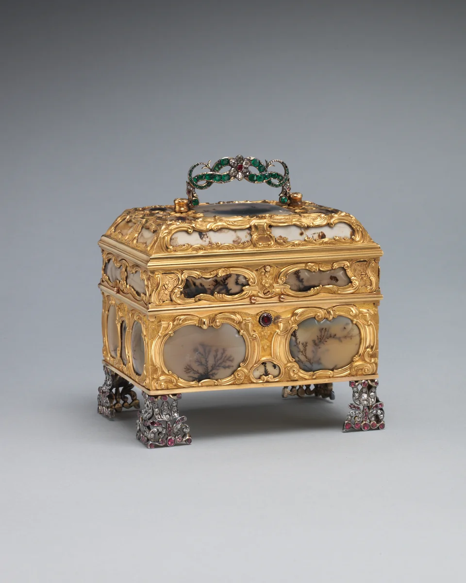 Nécessaire by James Cox, metalwork, 1765-1777