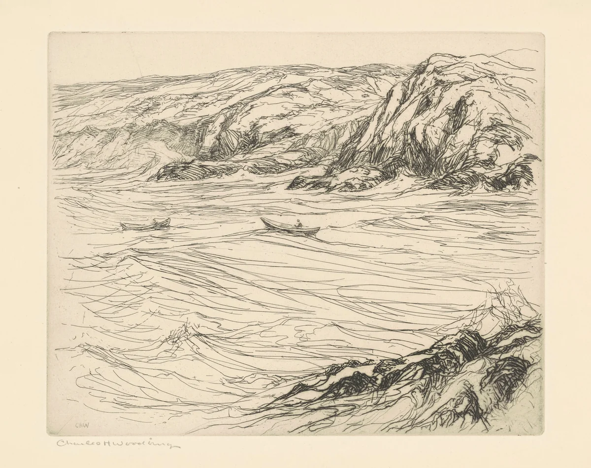 Sea Pasture by Charles H. Woodbury, print, 1936