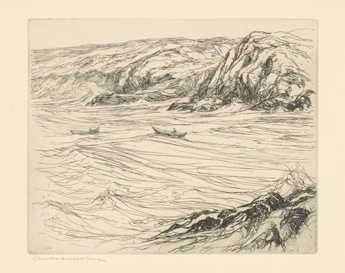 Sea Pasture by Charles H. Woodbury, print, 1936