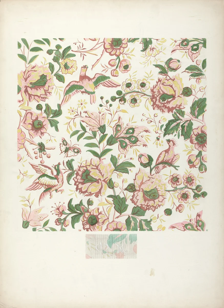 Wallpaper by American 20th Century, index of american design, 1949