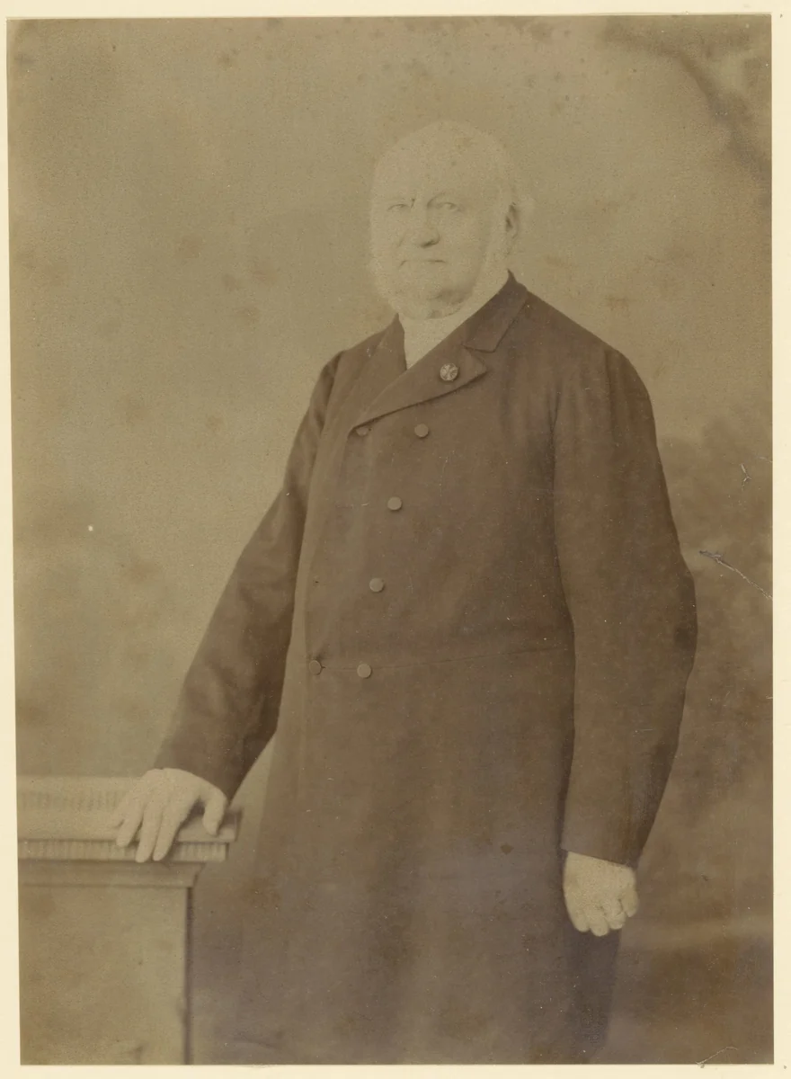 Portret van Nicolaas Beets by anonymous, photograph, 1880-1903