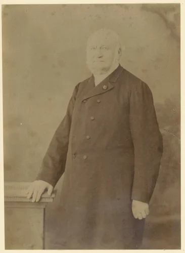 Portret van Nicolaas Beets by anonymous, photograph, 1880-1903