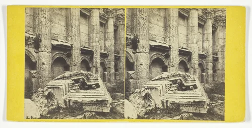 Baalbek - Temple of Jupiter, No. 71 from "Good's Eastern Series" by Frank Good, photograph, 1860-1890