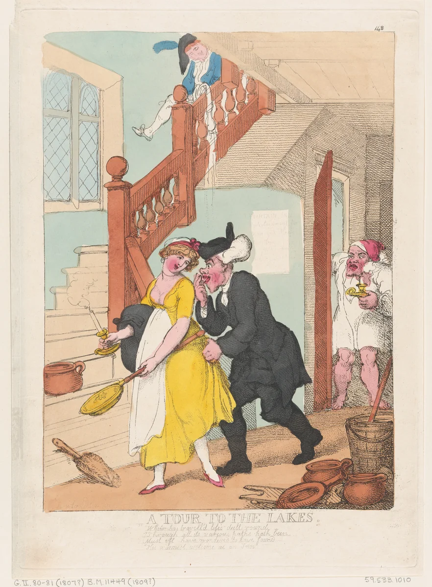 A Tour to the Lakes by Thomas Rowlandson, print, 1807