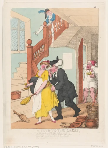 A Tour to the Lakes by Thomas Rowlandson, print, 1807