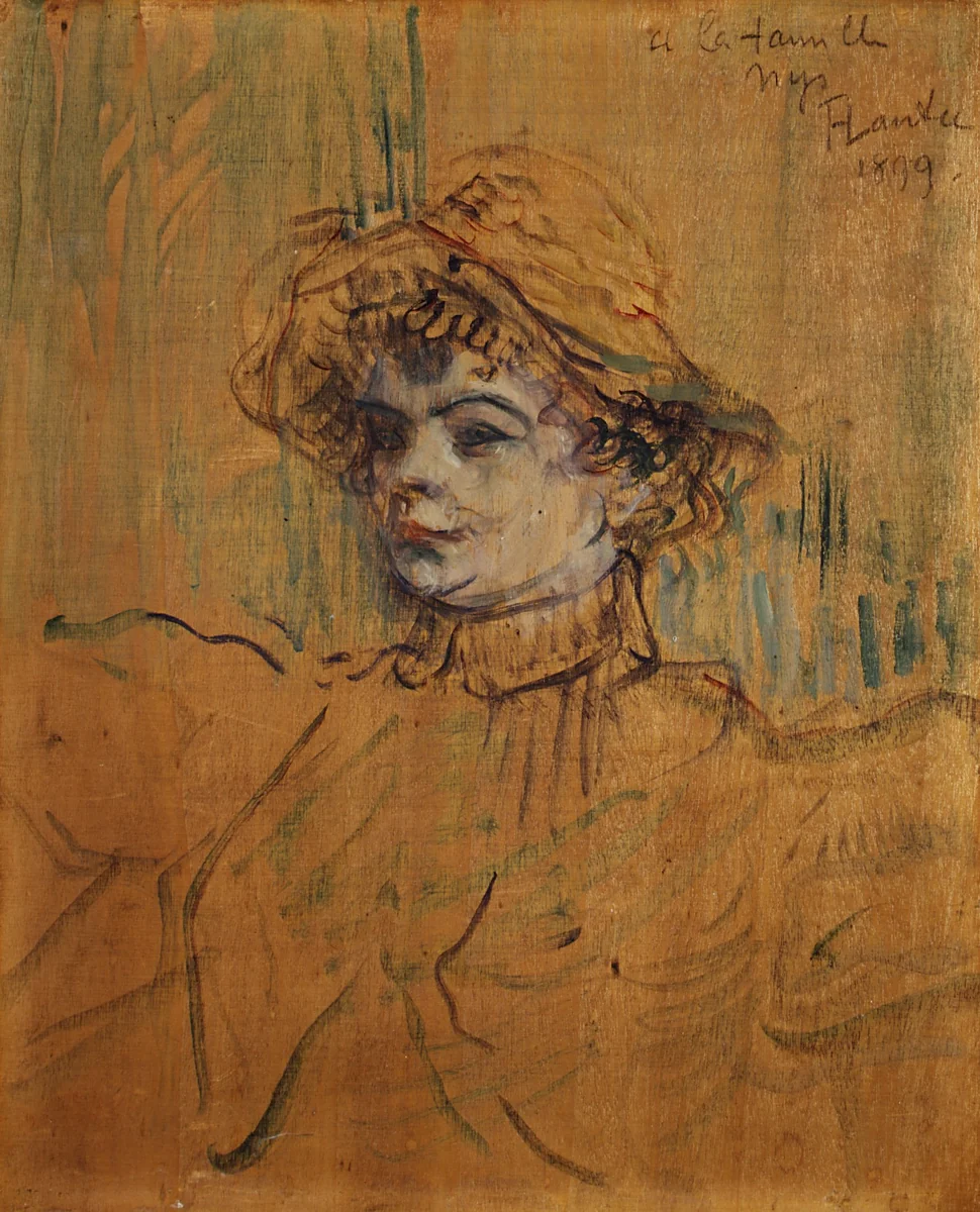 Mademoiselle Nys by Henri de Toulouse-Lautrec, painting, 1899