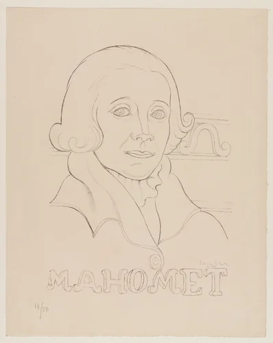 Mahomet by Juan Gris, print, 1921