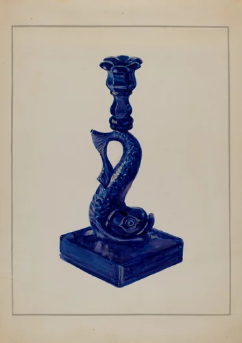 Candlestick by Marcus Moran, index of american design, 1936