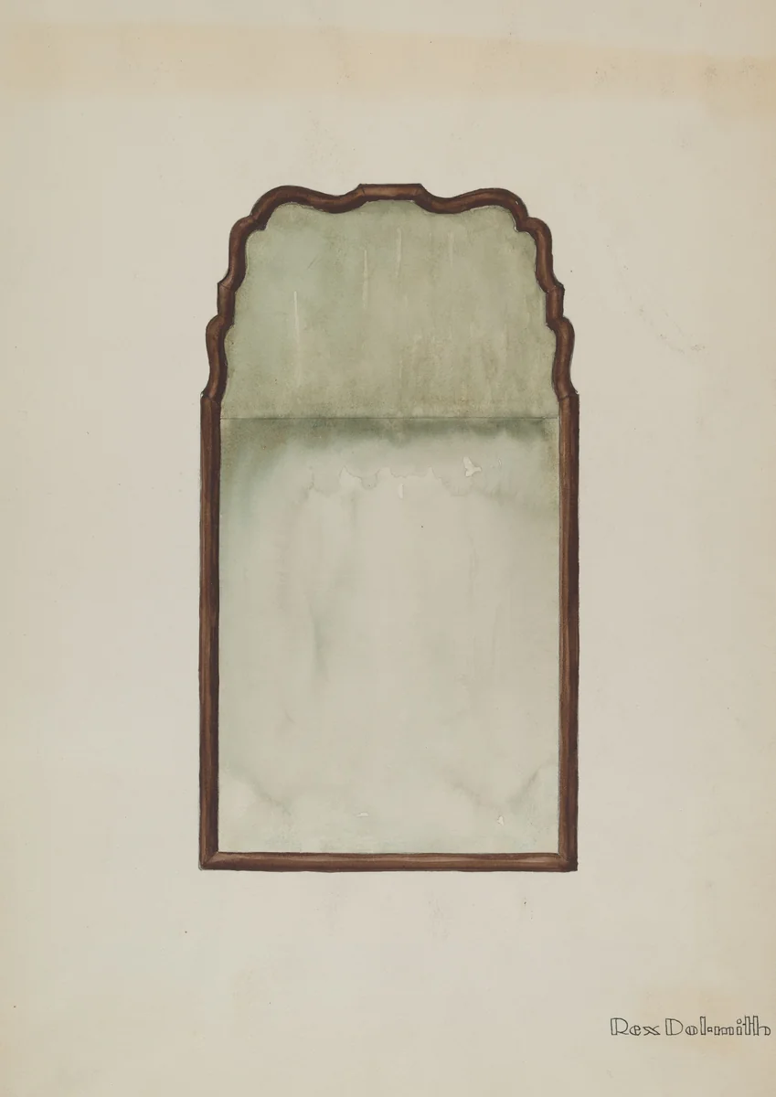 Pier-glass by Rex Dolmith, index of american design, 1936