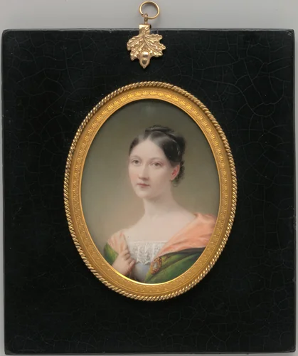 Portrait of a Lady by Charles Cromwell Ingham, artwork, 1836-1838