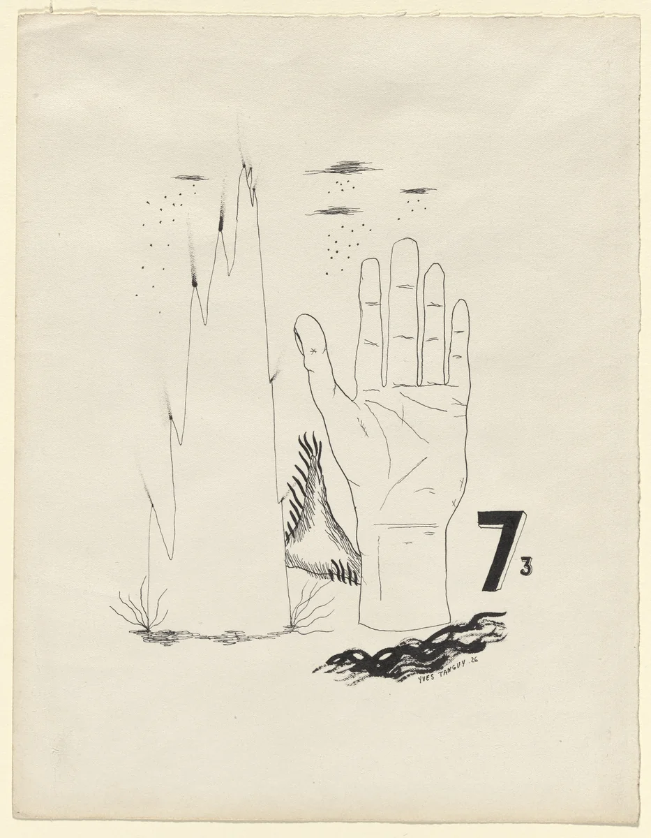 Untitled by Yves Tanguy, drawing, 1926