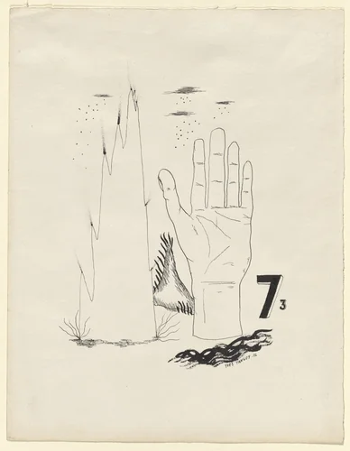 Untitled by Yves Tanguy, drawing, 1926