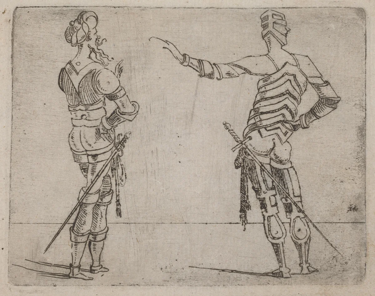 From "Bizzarie di varie Figure" by Giovanni Battista Bracelli, print, 1624