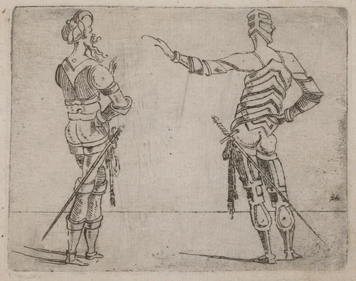 From "Bizzarie di varie Figure" by Giovanni Battista Bracelli, print, 1624