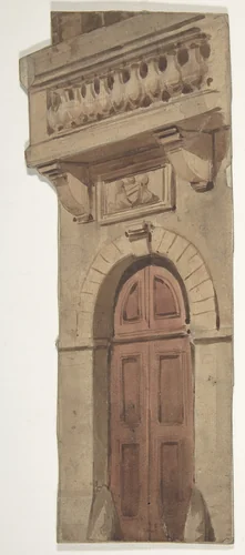 Design for a Stage Set at the Opéra, Paris by Eugène Cicéri, drawing, 1830-1890