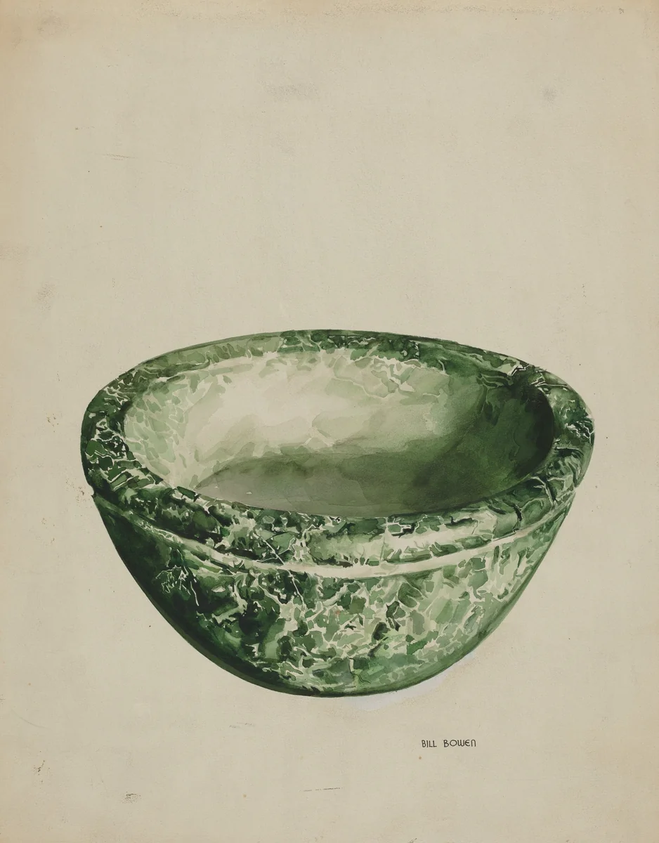 Holy Water Font by Bill Bowen, index of american design, 1937