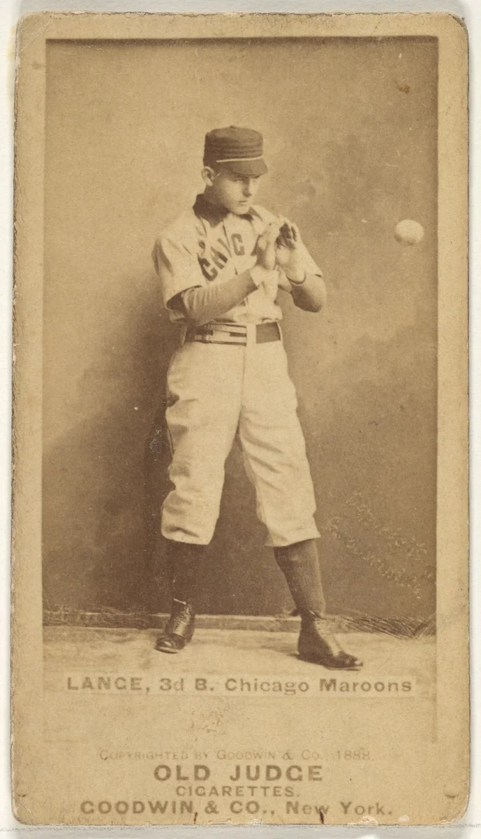 Lance, 3rd Base, Chicago, from the Old Judge series (N172) for Old Judge Cigarettes by Goodwin & Company, photograph, 1888