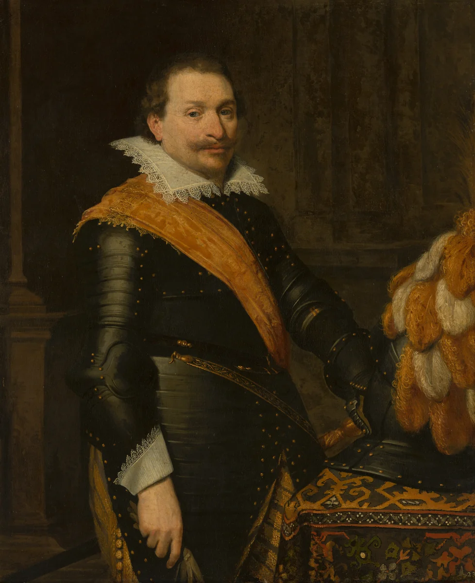 Portrait of an Officer by Jan Anthonisz. van Ravesteyn, painting, 1621