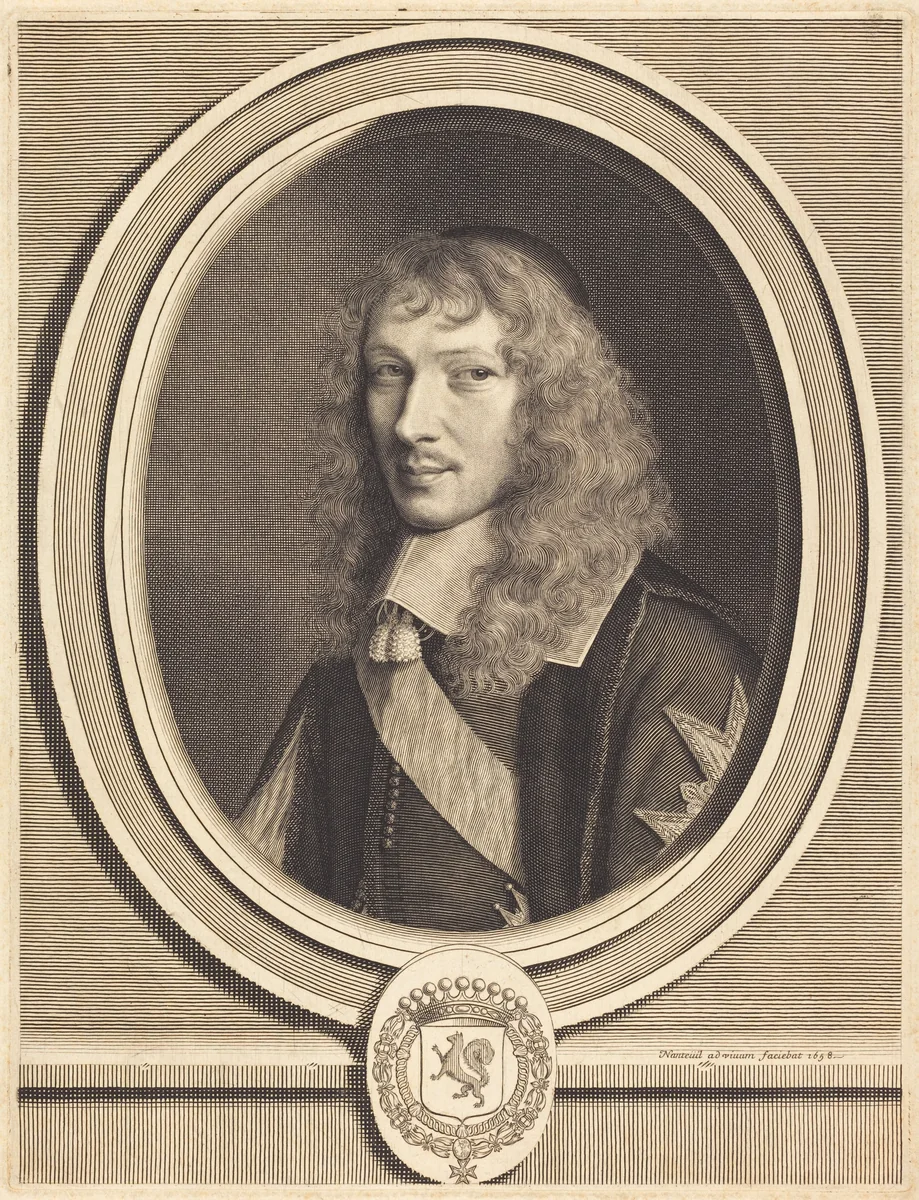 Basile Fouquet by Robert Nanteuil, print, 1658