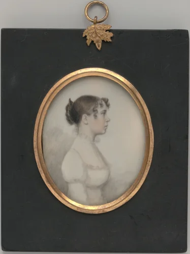 Portrait of a Lady by William P. Sheys, artwork, 1813