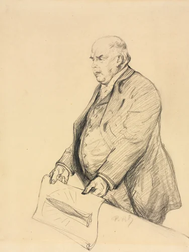 Robert Green Ingersoll by Charles Paul Renouard, drawing, 1875-1899