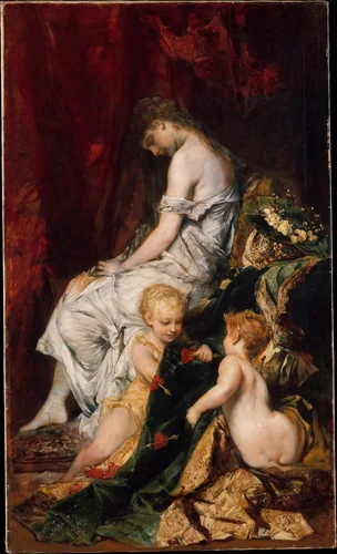 The Dream after the Ball by Hans Makart, painting, 1860-1884